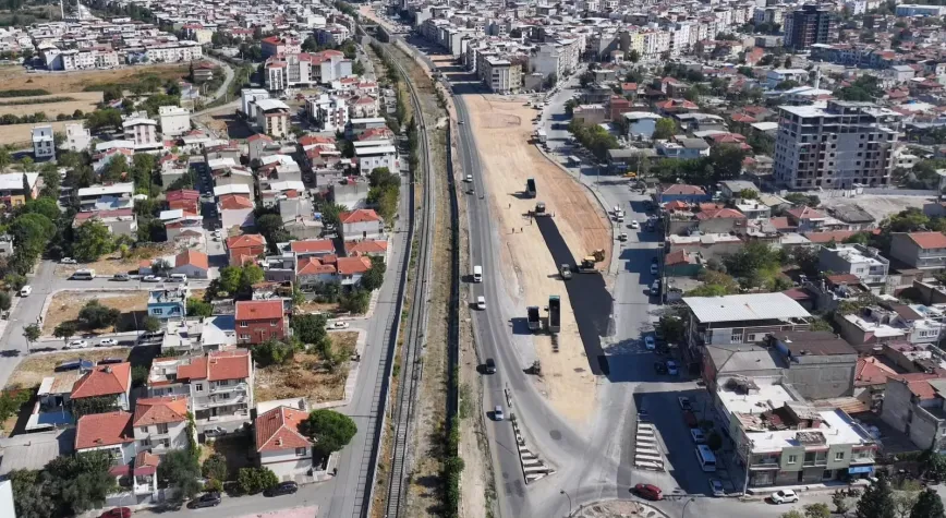Manisa trafiğini rahatlatacak Cider Yolu’nda çalışmalar sürüyor