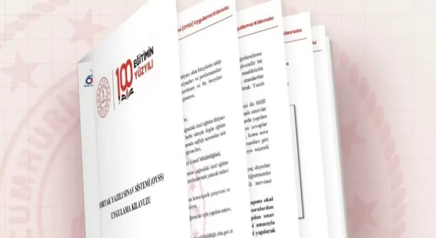 MEB'den Ortak Sınav Uygulama Kılavuzu