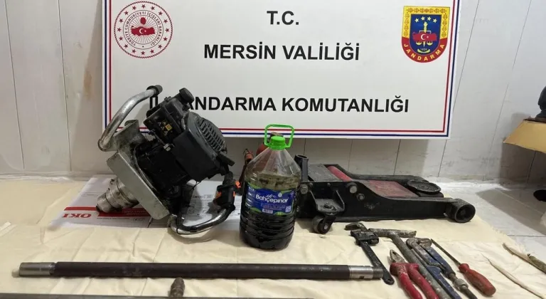 Mersin’de kaçak defineciler suçüstü yakalandı