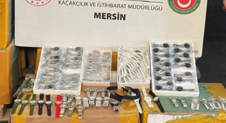 Mersin'de Rekor Kaçak Saat Operasyonu: 116 BİN Ürün ve 1.5 Milyar Liralık Vurguna Darbe!