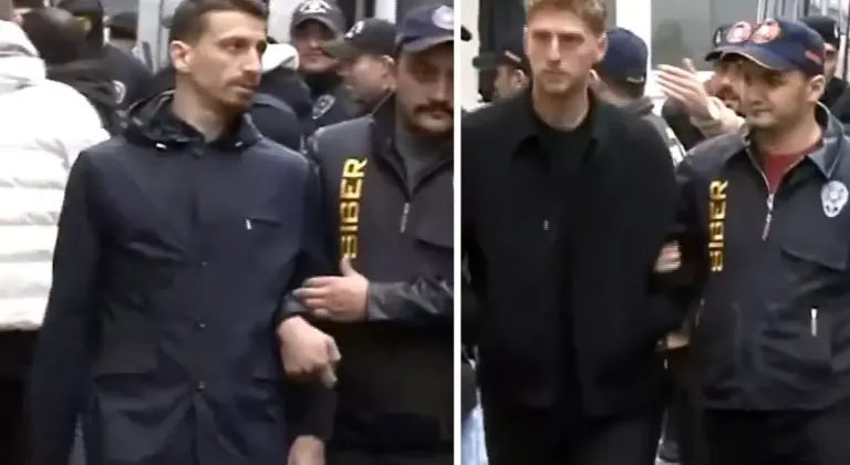 Mert Hakan ve Metehan'ın adliyeye sevk edildiği anlar