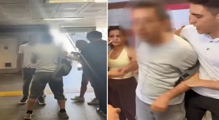 Metrobüs istasyonunda gizli çekim sapıklığı! Vatandaşlar suçüstü yakaladı