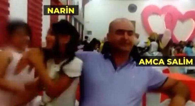 Narin ile amcası Salim Güran'ın görüntüleri ortaya çıktı! Utanarak arkadaşını çağırıyor