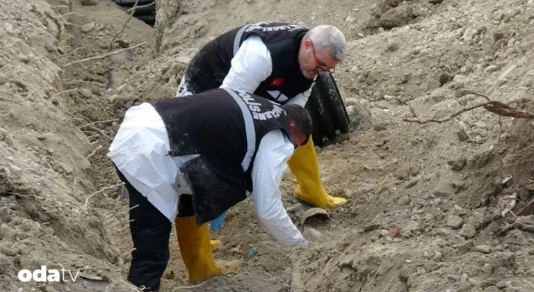 Öğretmenevi bahçesinde insan kemikleri bulundu