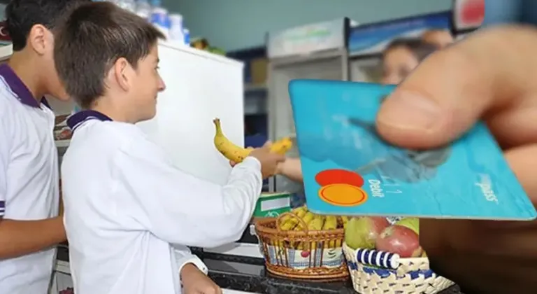 Okula giden öğrencilere 2 bin lira kantin kartı!