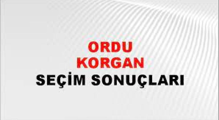 Ordu Korgan Yerel Seçim Sonuçları! 31 Mart 2024 Ordu Korgan Belediye Başkanlığı Seçim Sonuçları! Ordu Korgan'da kim kazandı, hangi parti?