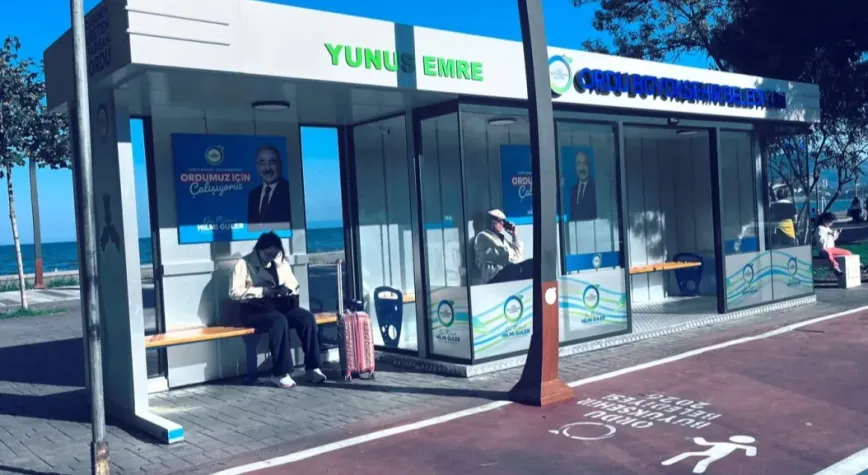 Ordu Ünye’ye yeni nesil akıllı duraklar geliyor