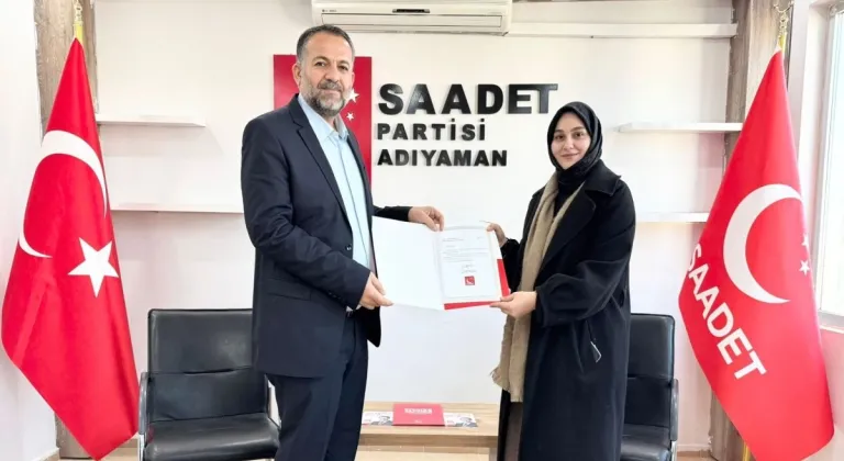 Saadet Partisi Adıyaman Kadın Kolları Başkanlığı’na Elif Nur Çil atandı 