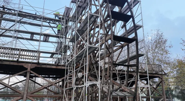 Sakarya'nın simgesi 'Tarihi Çark' yenileniyor