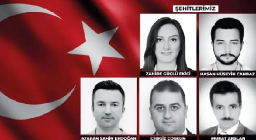 Saldırının 2. yılı... TUSAŞ şehitlerini andı
