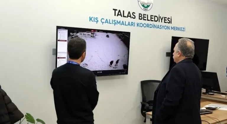 Talas’ta Kar Yağışına Anlık Takip ve 7/24 Hazırlık






