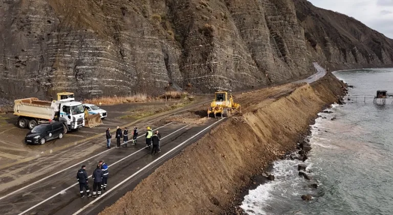 Tekirdağ'da heyelan önlemi