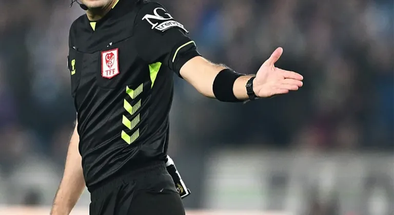 TFF, 32. hafta hakemlerini duyurdu