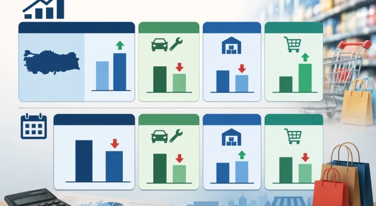 Ticaret satış hacmi şubatta yıllık arttı