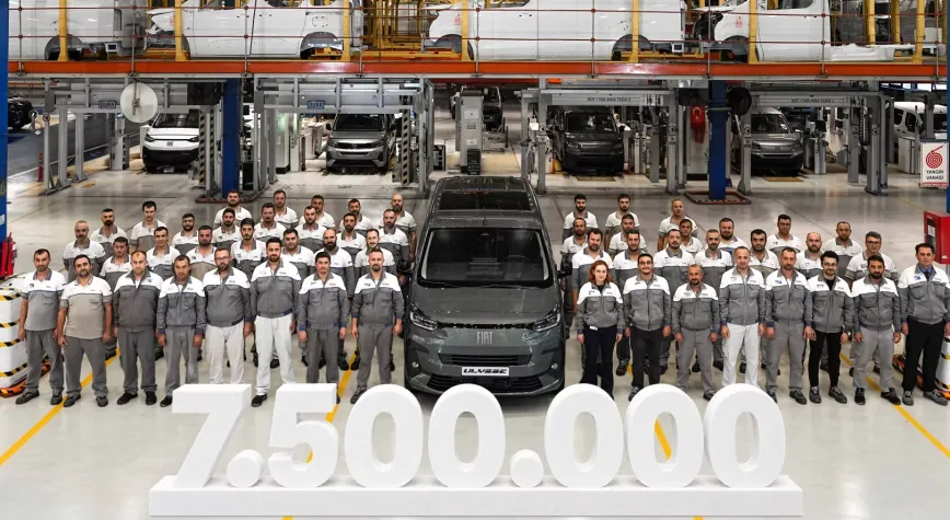 Tofaş'ın 7,5 milyonuncu aracı banttan indi