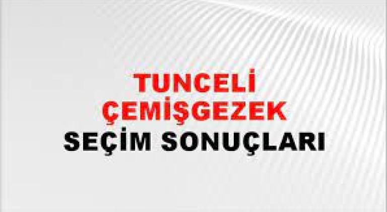 Tunceli Çemişgezek Yerel Seçim Sonuçları! 31 Mart 2024 Tunceli Çemişgezek Belediye Başkanlığı Seçim Sonuçları! Tunceli Çemişgezek'de kim kazandı, hangi parti?