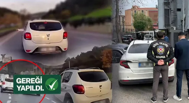 Ümraniye'de makas atan sürücü yakalandı... Bakan Yerlikaya: Caydırıcı cezalar geliyor