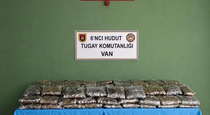 Van hudut hattında 59 kilo uyuşturucu ele geçirildi