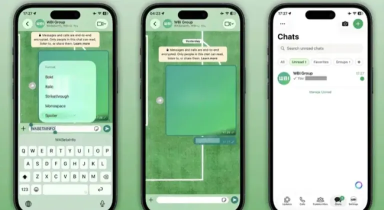 WhatsApp’a spoiler özelliği geliyor: Mesajlar gri çubukla gizlenecek