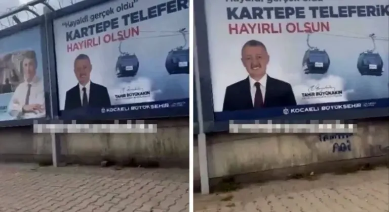 Yer: İzmir! Kimse bu pankarta bir anlam veremiyor