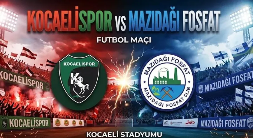 Kocaelispor - Mazıdağı Fosfat Maçı Bugün Hangi Kanalda ve Nasıl İzlenir?