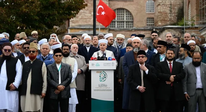 İslam dünyası İstanbul'da kenetlendi! Dünya Müslüman Alimler Birliği'nden Filistin çağrısı