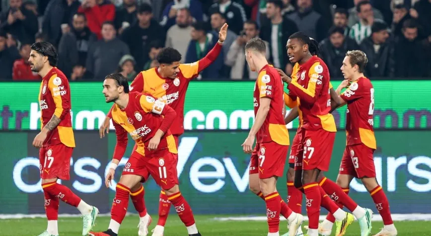 Üst üste 4. galibiyet! Galatasaray, Konya'da ilkleri yaşadı