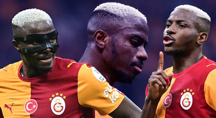 Galatasaray'ın 4-0'lık Konyaspor galibiyetinin ardından Osimhen'e övgü yağdırdılar: '7 yaşında sabahtan akşama mahallede plastik top peşinde koşan bir çocuk gibi seviyor futbolu hâlâ!' , 'Onun farkı s