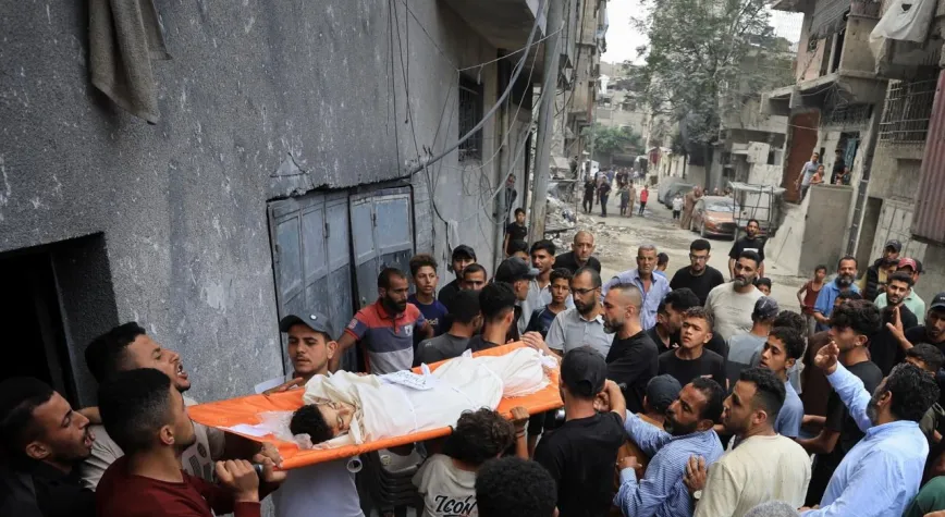 Soykırımcı İsrail'in saldırıları altındaki Gazze'de can kaybı 74 bin 594'e yükseldi