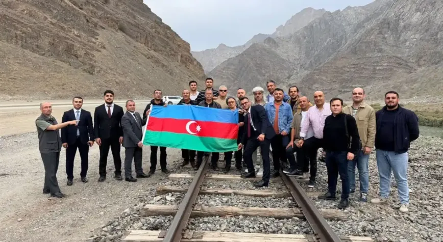 Zengezur Koridoru'nda demir yolu çalışmaları sürüyor