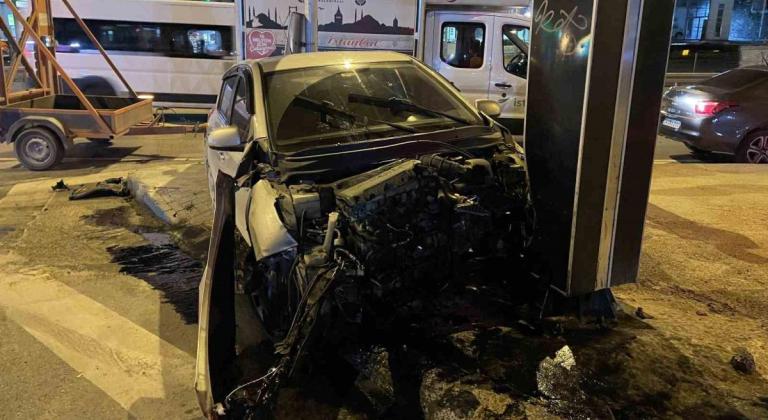 Zeytinburnu’nda trafik kazası: 1 yaralı
