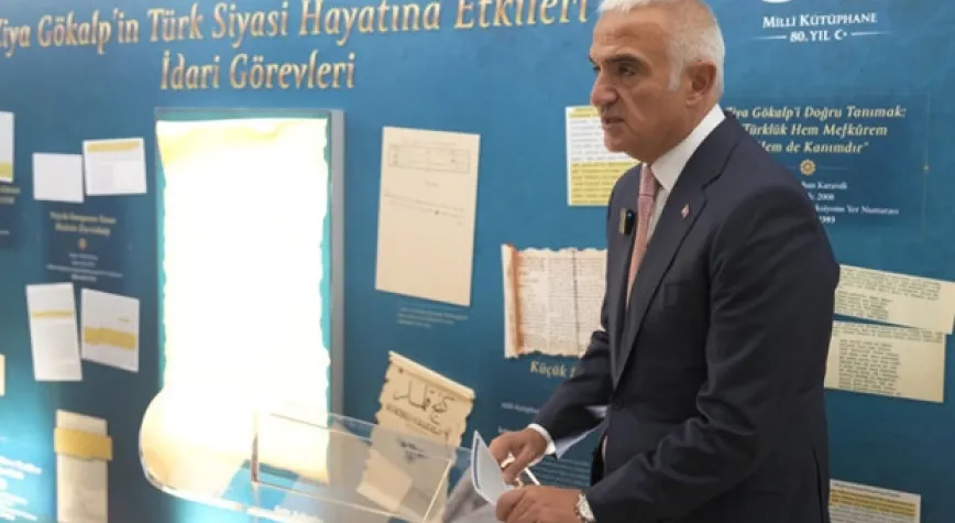 Ziya Gökalp'in fikrî mirası doğumunun 150. yılında Milli Kütüphane'de sergileniyor