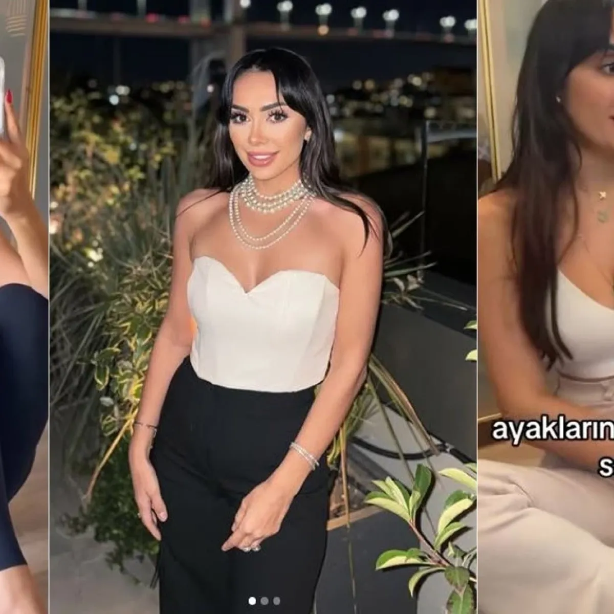 Kübra Taşpınar içini gösteren elbise giydi siyah sütyeni takipçilerini  şaşırttı | Neox Medya