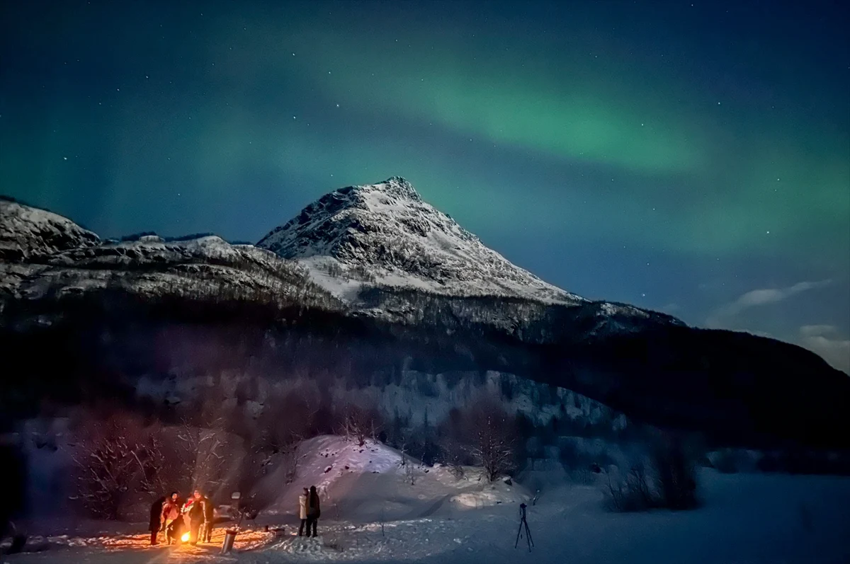 Norveç'te Kuzey Işıkları görüntülendi