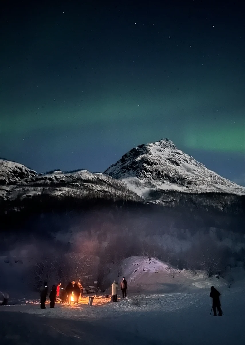 Norveç'te Kuzey Işıkları görüntülendi