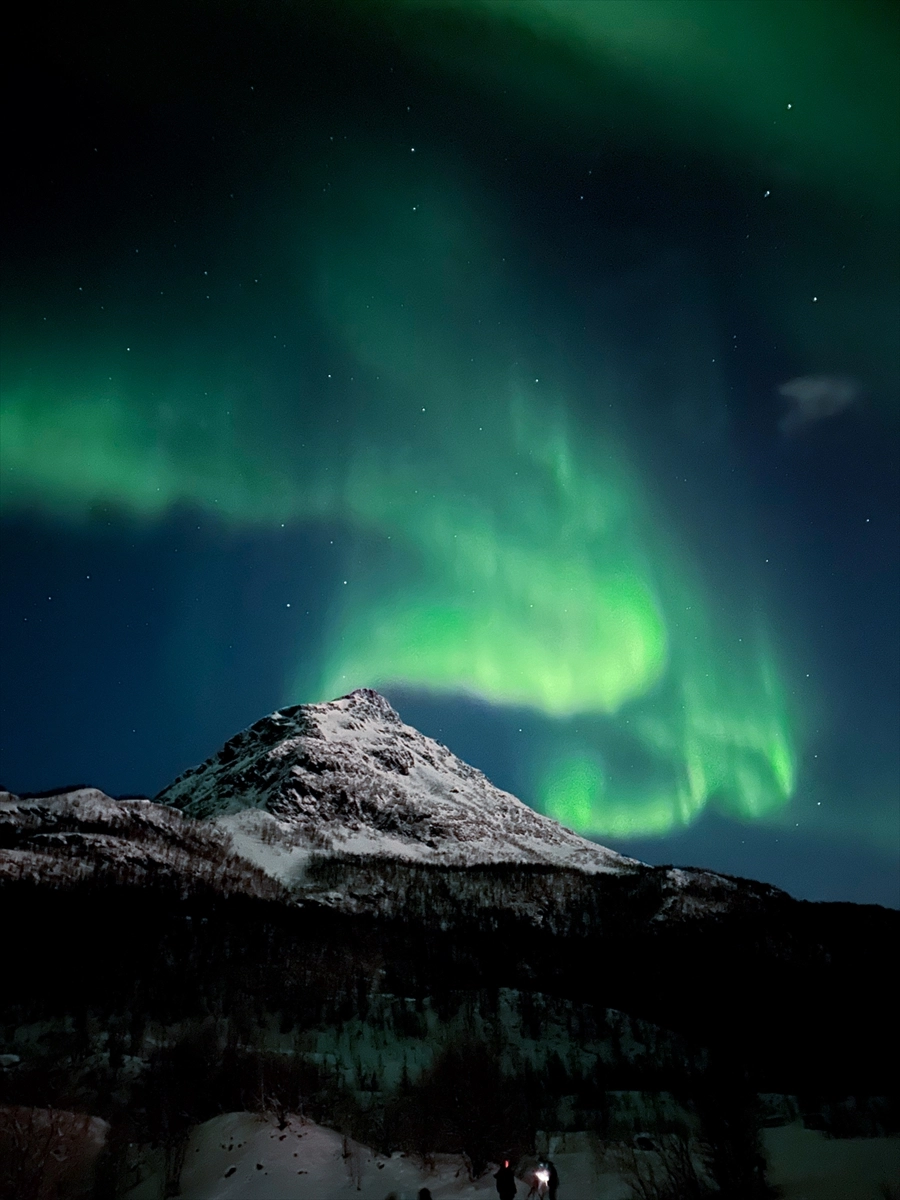 Norveç'te Kuzey Işıkları görüntülendi